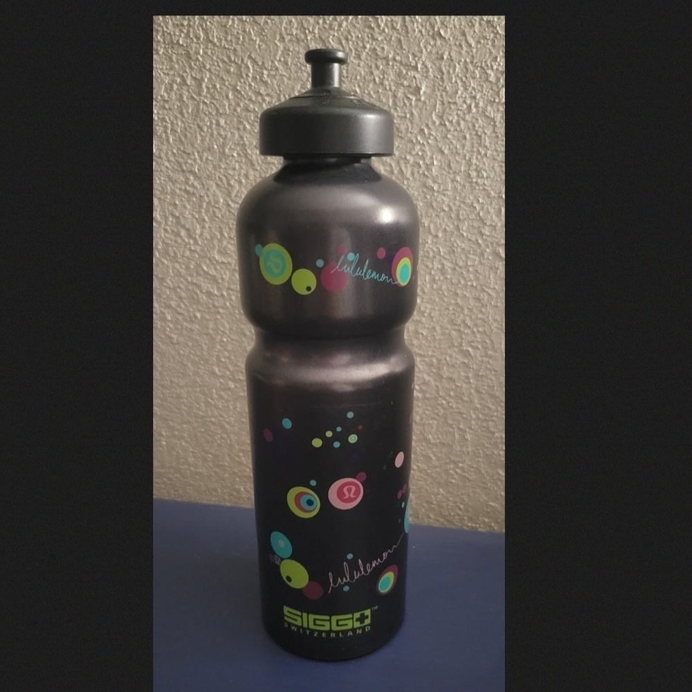 lululemon athletica X Sigg Aluminum Water Bottle with Colorful Patterns